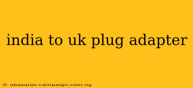 India To Uk Plug Adapter